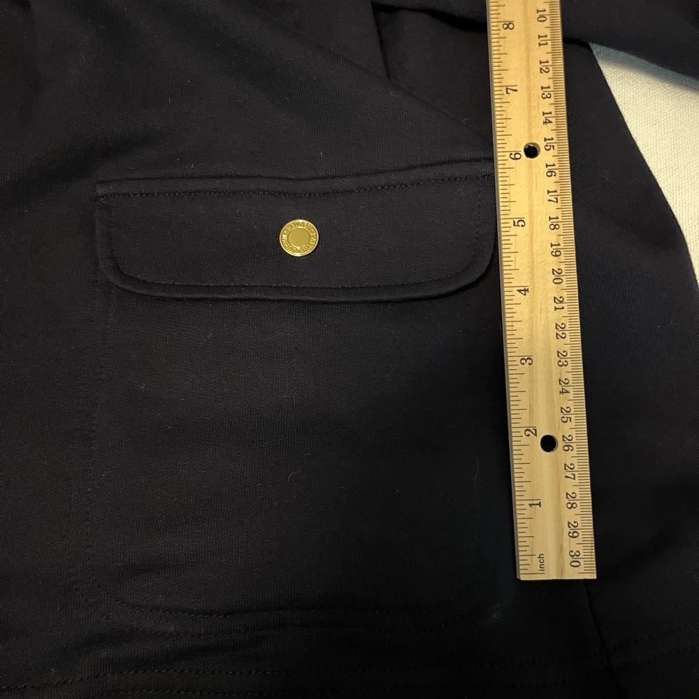 Lauren Ralph Lauren Women’s SZ Large Blue Cotton Jacket Zipper/ Snap W/ Pockets - Picture 8 of 13